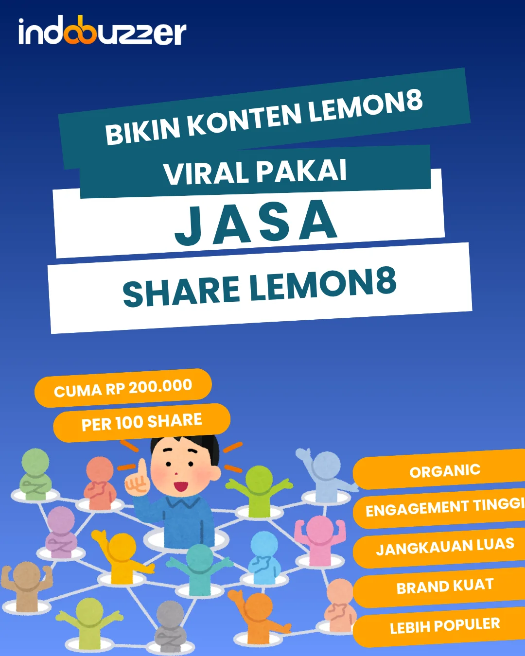 Viralkan Konten Lemon8 Anda Dibantu Jasa Posting Lemon8 Buzzer