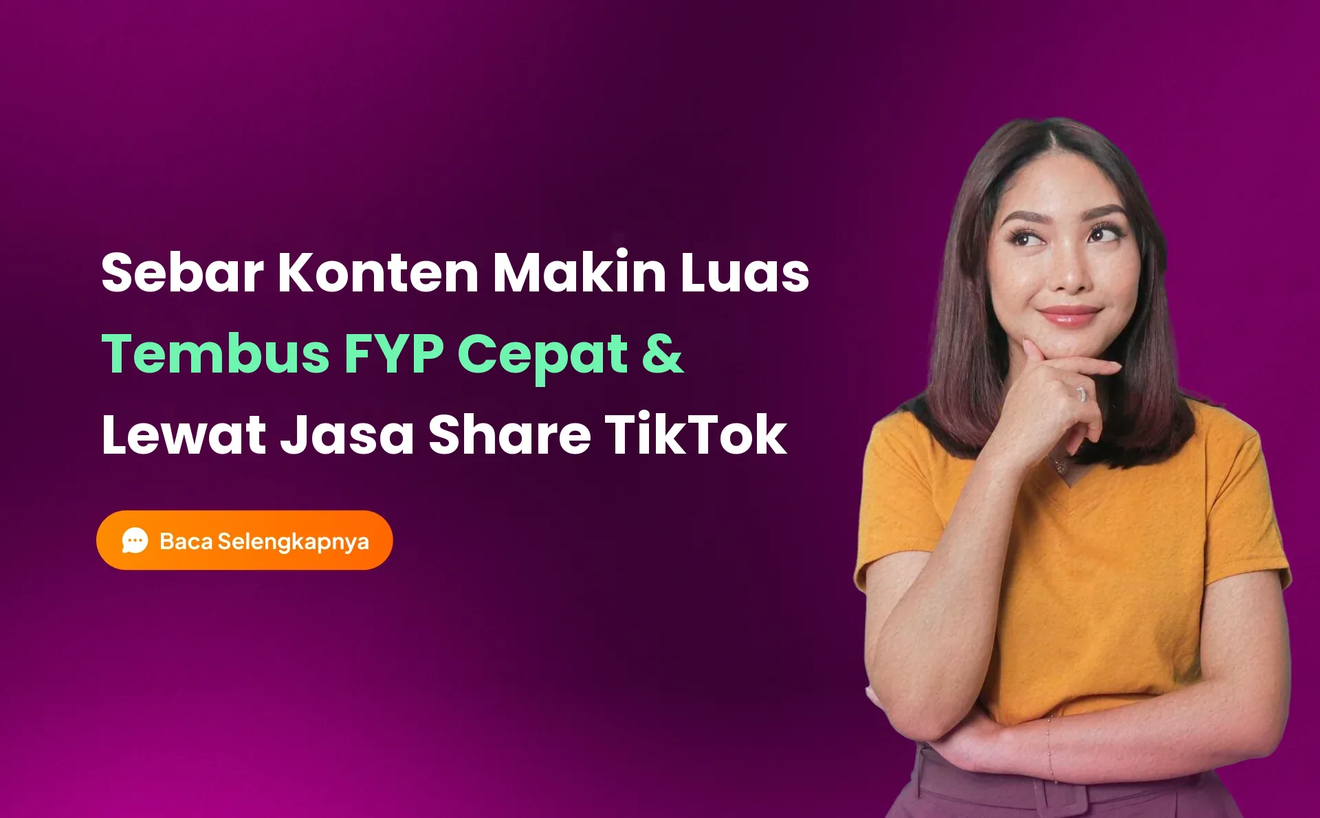 Sebar Konten Makin Luas, Tembus FYP lewat Jasa Share TikTok