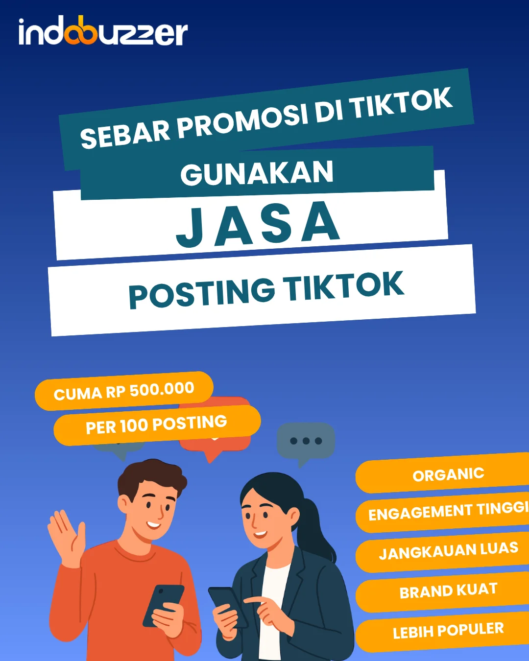 Video Promosi Mudah Viral Lewat Jasa Posting TikTok Buzzer