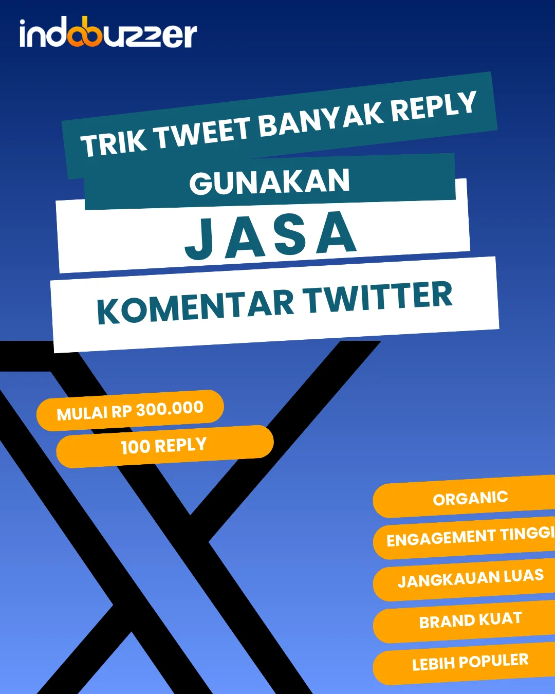 Ribuan Tweet Promosi Brand Dengan Jasa Posting Tweet Twitter Buzzer