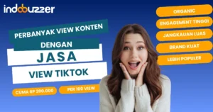 perbanyak view konten tiktok