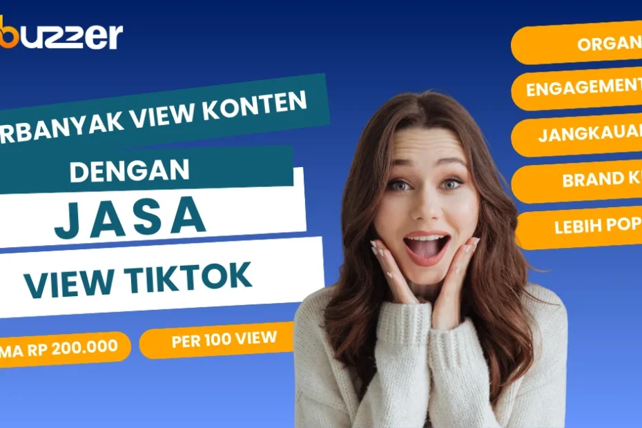perbanyak view konten tiktok