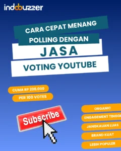 cara cepat menang polling