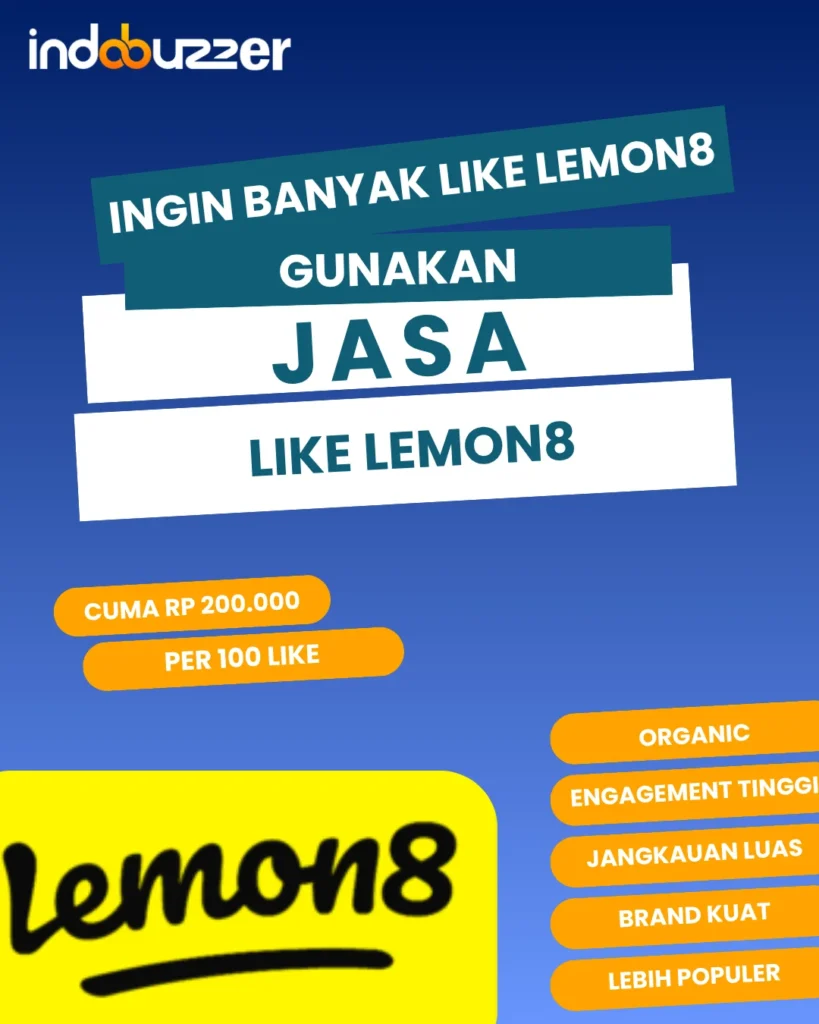 ingin banyak like lemon8