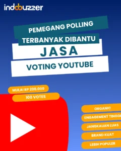 pemegang polling youtube terbanyak